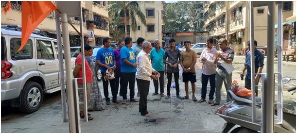 21 जानेवारी,2024 कार पार्किंग स्लॉट चे उद्घाटन
